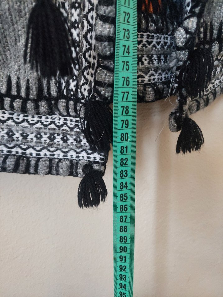 El dokuması yün otantik unisex oversize hırka — görsel 13/17