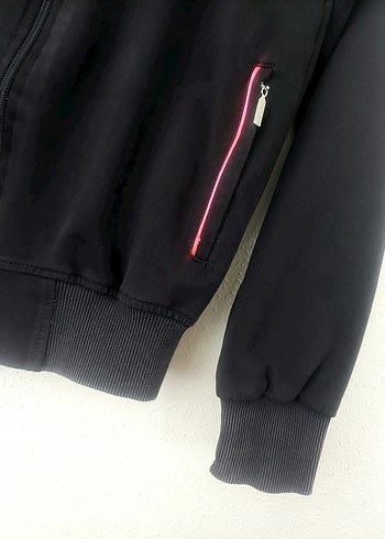 ADİDAS Siyah Fermuarlı Kadın Atletik Ceket - Görsel 3