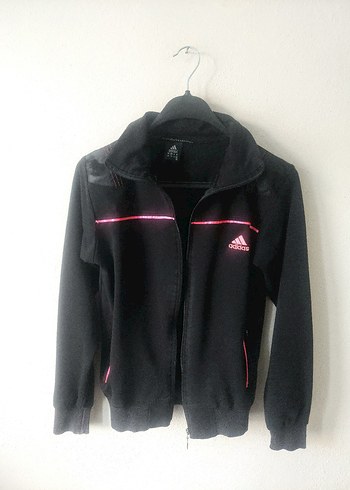 ADİDAS Siyah Fermuarlı Kadın Atletik Ceket - Görsel 8