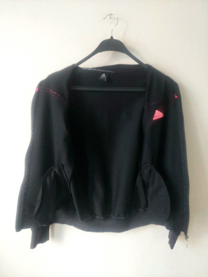 ADİDAS Siyah Fermuarlı Kadın Atletik Ceket - Görsel 5