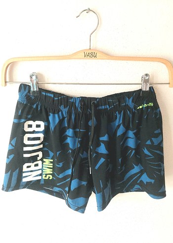 Nabaiji Erkek 150 Mavi Mayo Şortu - Görsel 2