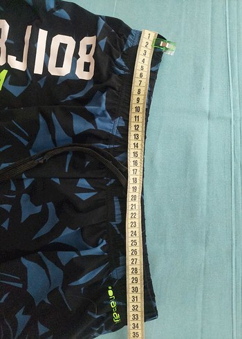 Nabaiji Erkek 150 Mavi Mayo Şortu - Görsel 11