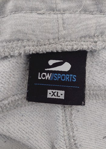 LCW beli lastikli ipli Gri Erkek Spor Sweatpant Fermuarlı Cepli - Görsel 6