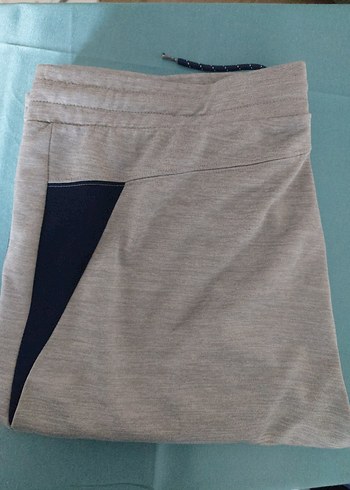 LCW beli lastikli ipli Gri Erkek Spor Sweatpant Fermuarlı Cepli - Görsel 7