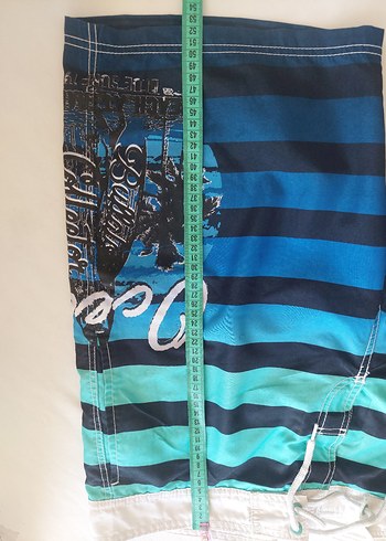 LCW Ocean mavi gradyan cepli şort-mayo - Görsel 8