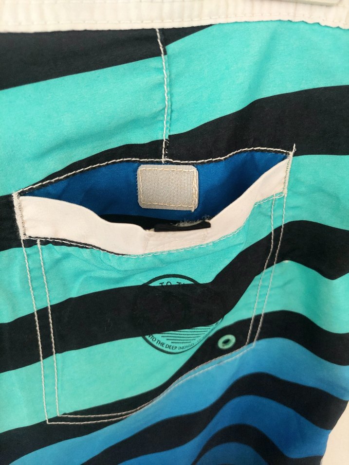 LCW Ocean mavi gradyan cepli şort-mayo - Görsel 4