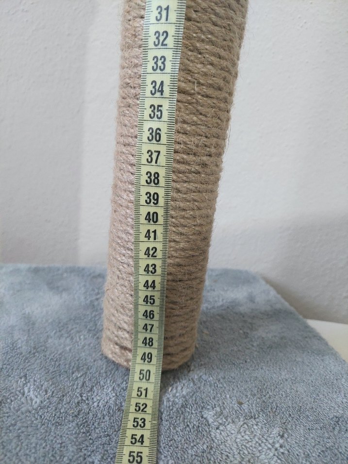 Gri Tırmalama Direği Kedi Aksesuarı - Görsel 5