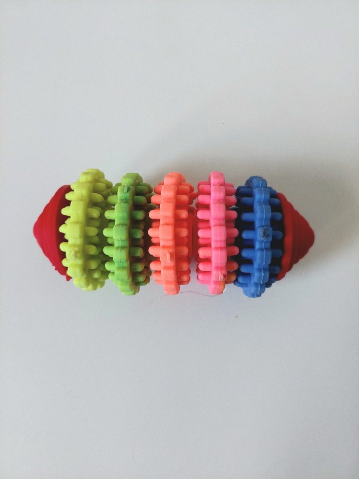 Renkli hareketli diş kaşıma oyuncağı - Görsel 2