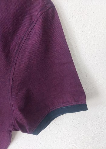 LCW classic polo yaka bordo tshirt - Görsel 8