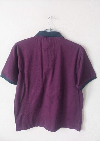 LCW classic polo yaka bordo tshirt - Görsel 6