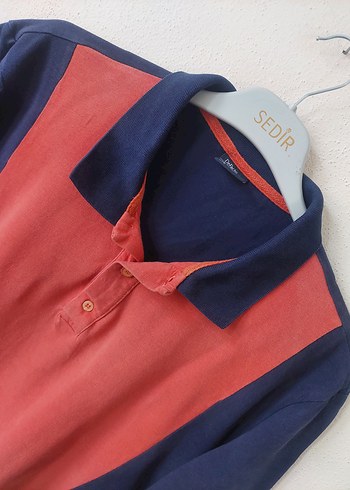 Defacto renk bloklu polo yaka tshirt - Görsel 2