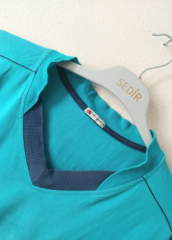 İkiYıldız erkek koyu turkuaz pijama üst - Görsel 2