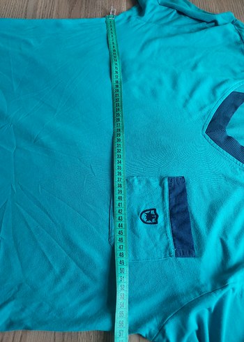 İkiYıldız erkek koyu turkuaz pijama üst - Görsel 7