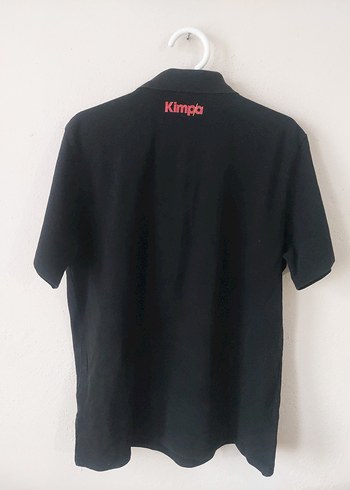 Siyah Kimpa Baskılı iş-çalışan Polo Tişört - Görsel 4