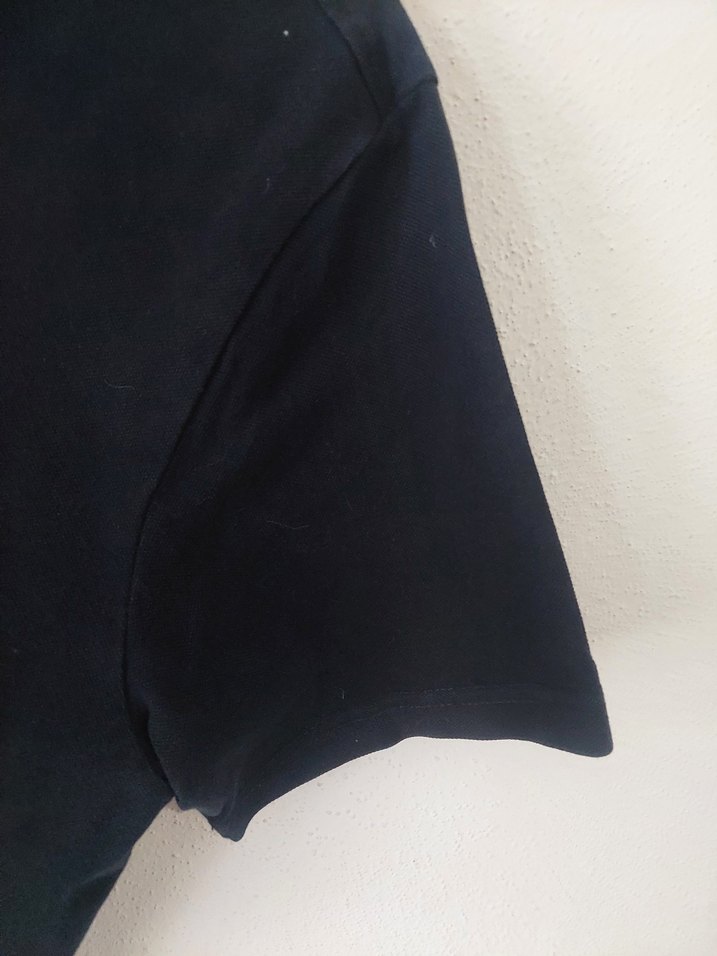 Siyah Kimpa Baskılı iş-çalışan Polo Tişört - Görsel 3