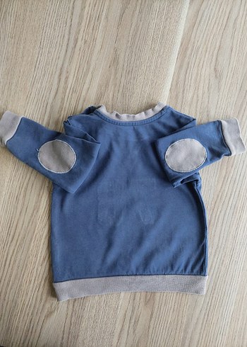 Panço yazı desen yama detaylı sweatshirt - Görsel 4