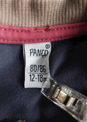 Panço yazı desen yama detaylı sweatshirt - Görsel 8