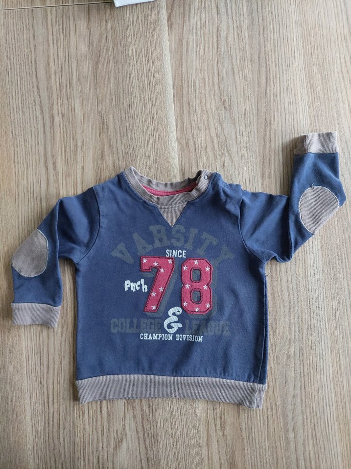 Panço yazı desen yama detaylı sweatshirt - Görsel 2