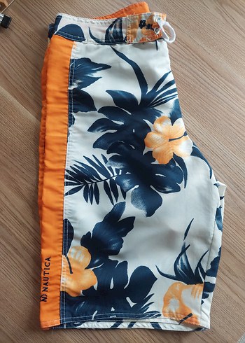 NAUTICA Hibiskus Çiçek desenli şort - Görsel 10