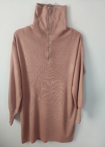 m Beden kahverengi Renk LCW classic balıkçı yaka triko tunik