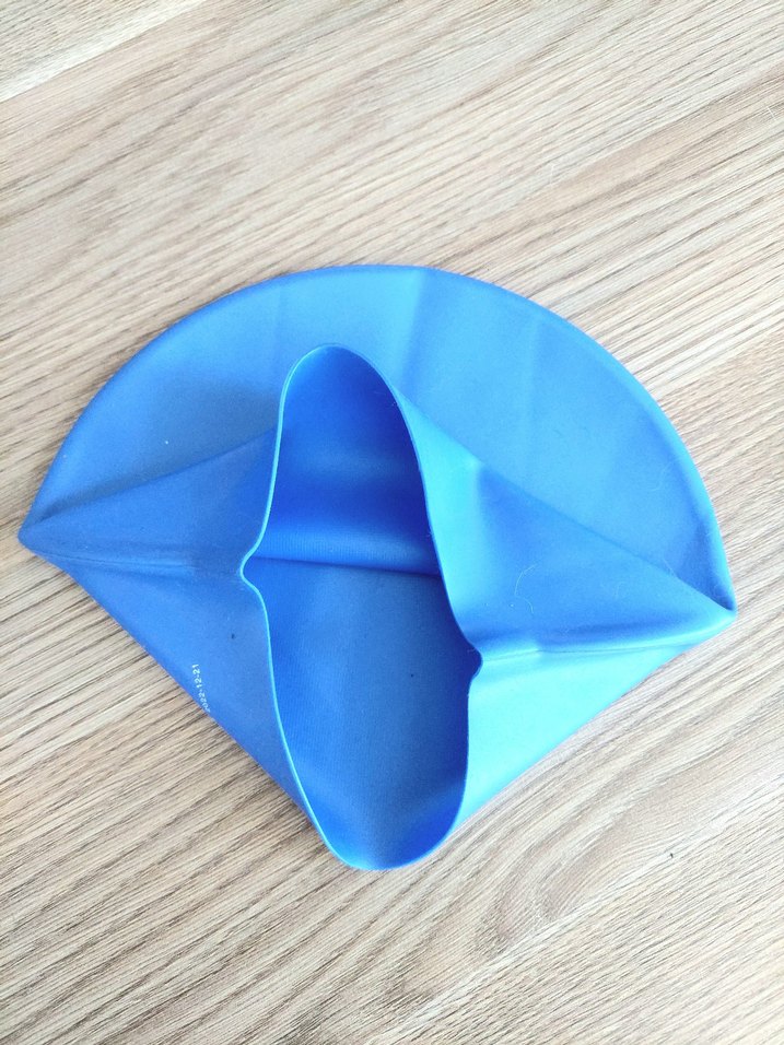 Mavi silikon deniz havuz yüzücü bonesi - Görsel 5