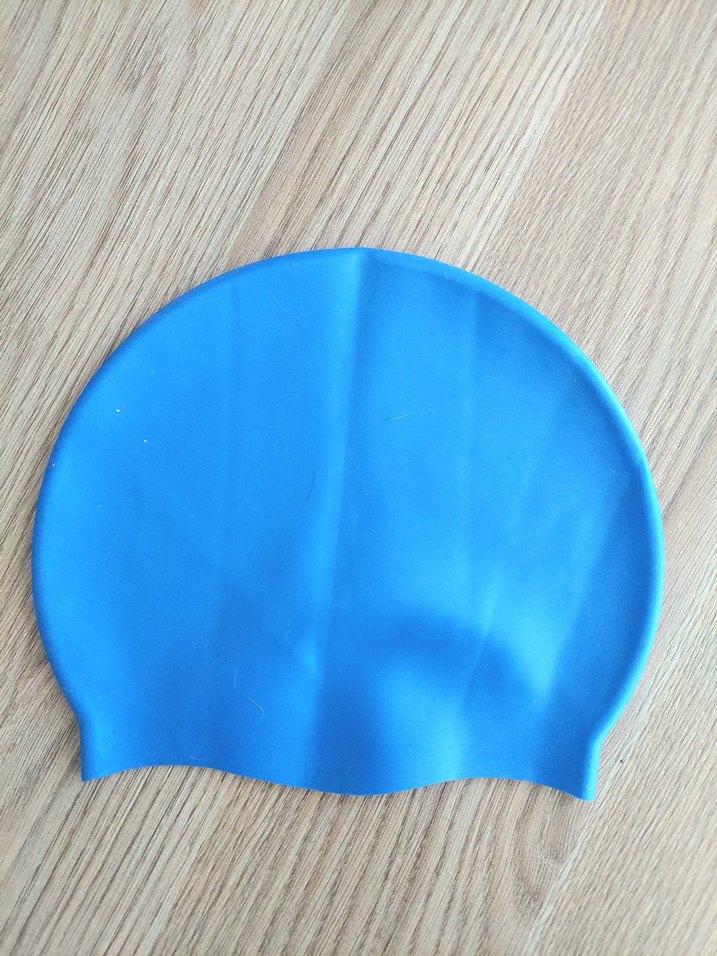 Mavi silikon deniz havuz yüzücü bonesi - Görsel 3