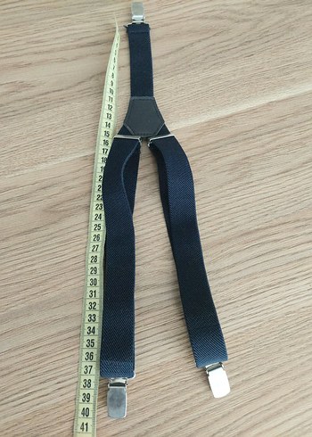 Çocuk metal klips geniş pantolon askısı - Görsel 10