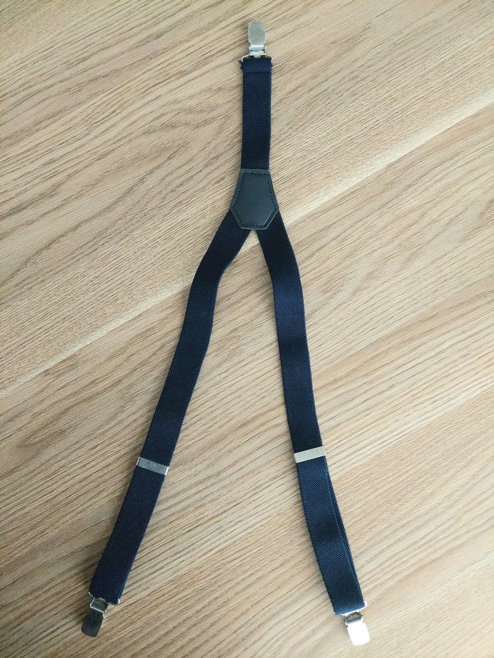 Çocuk metal klips geniş pantolon askısı - Görsel 3