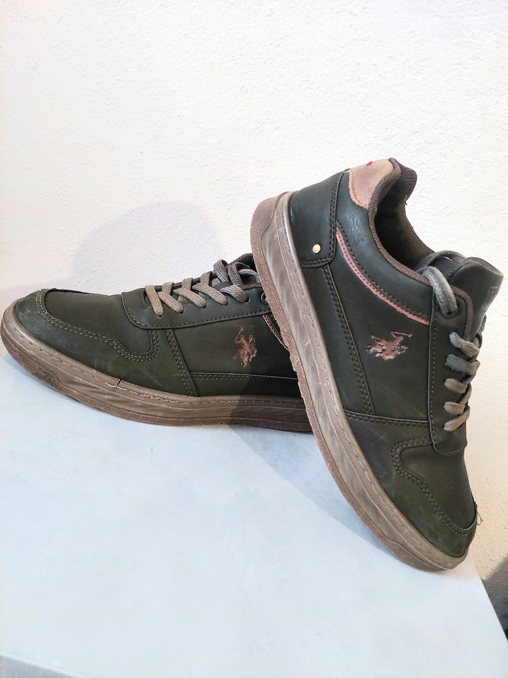 Us Polo Assn erkek Haki renk Sneaker - Görsel 2