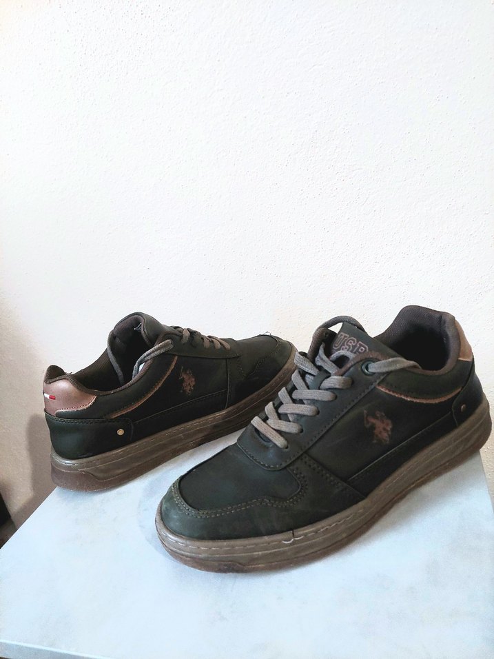 Us Polo Assn erkek Haki renk Sneaker - Görsel 3