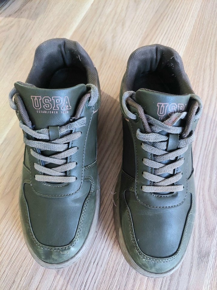 Us Polo Assn erkek Haki renk Sneaker - Görsel 4