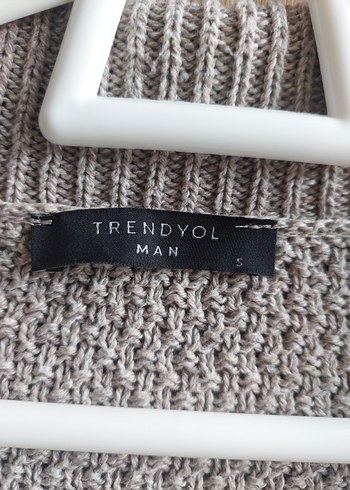 Trendyol Man düğmeli mevsimlik bej hırka - Görsel 7