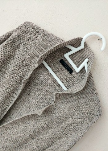 Trendyol Man düğmeli mevsimlik bej hırka - Görsel 5