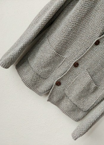 Trendyol Man düğmeli mevsimlik bej hırka - Görsel 4