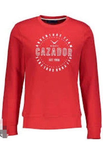 CAZADOR erkek logo baskılı sweatshirt - Görsel 8