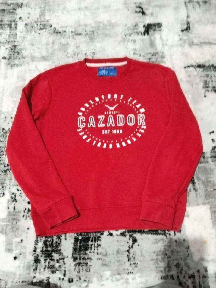 CAZADOR erkek logo baskılı sweatshirt - Görsel 2