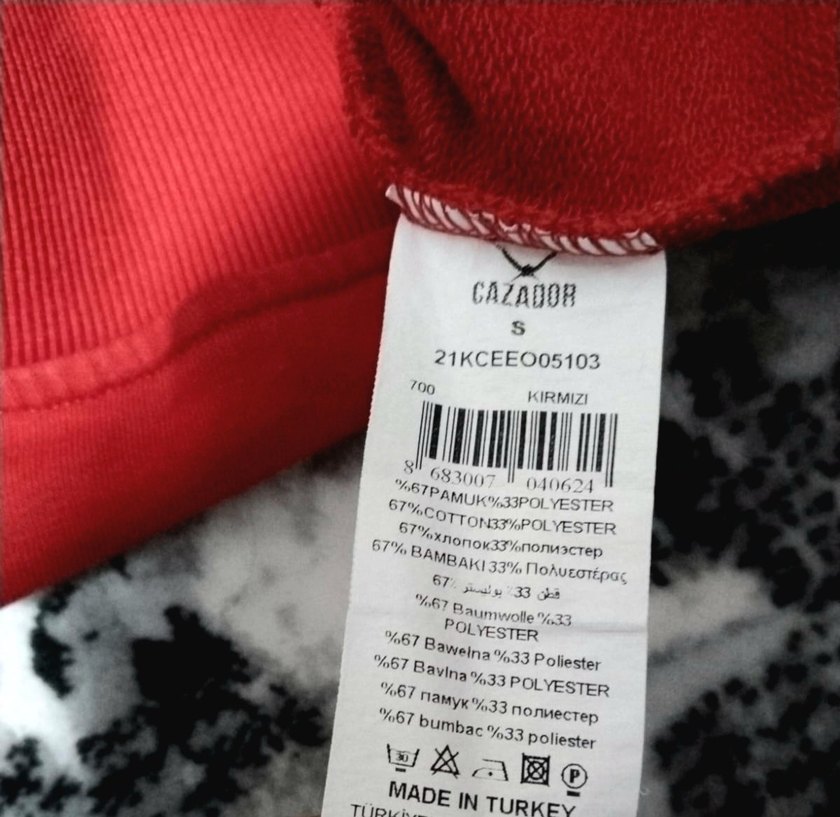 CAZADOR erkek logo baskılı sweatshirt - Görsel 5