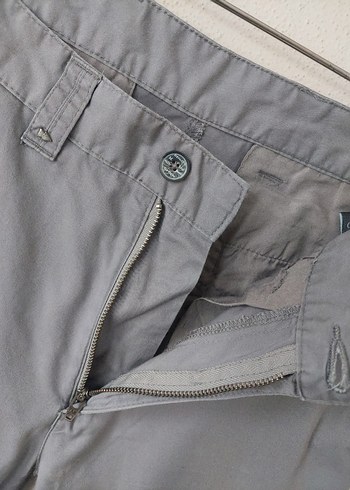 DEFACTO erkek gri ince chino pantolon - Görsel 4