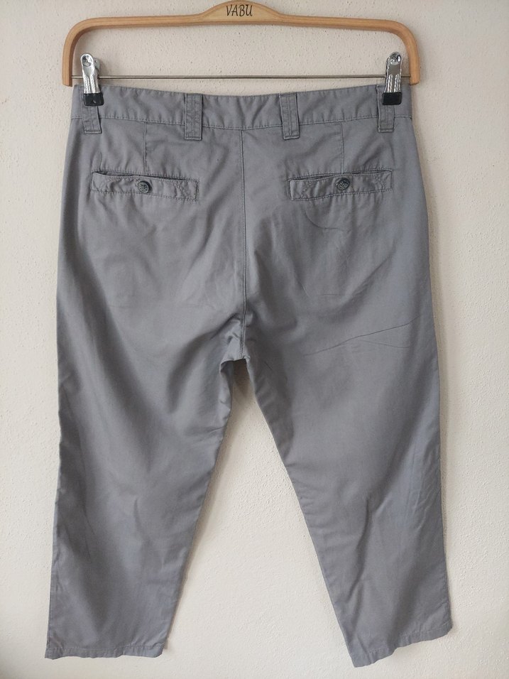 DEFACTO erkek gri ince chino pantolon - Görsel 2