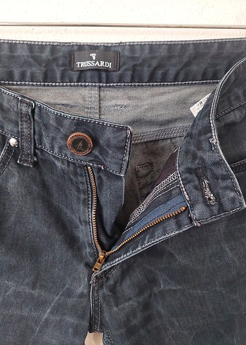 TRUSSARDİ jeans erkek siyah kot pantolon - Görsel 5