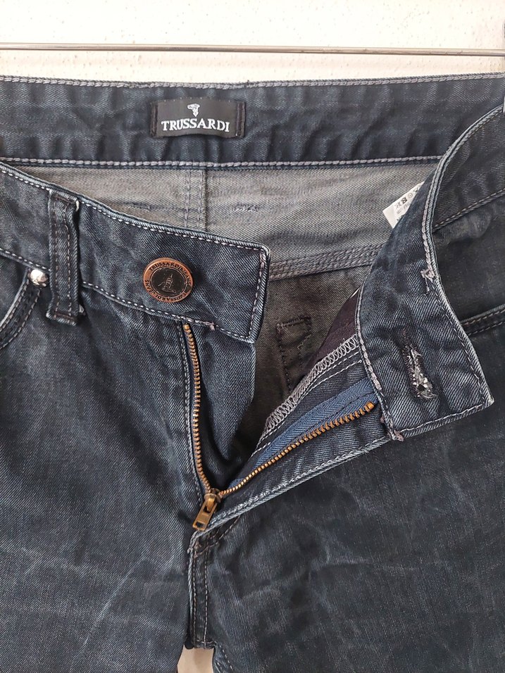 TRUSSARDİ jeans erkek siyah kot pantolon - Görsel 5