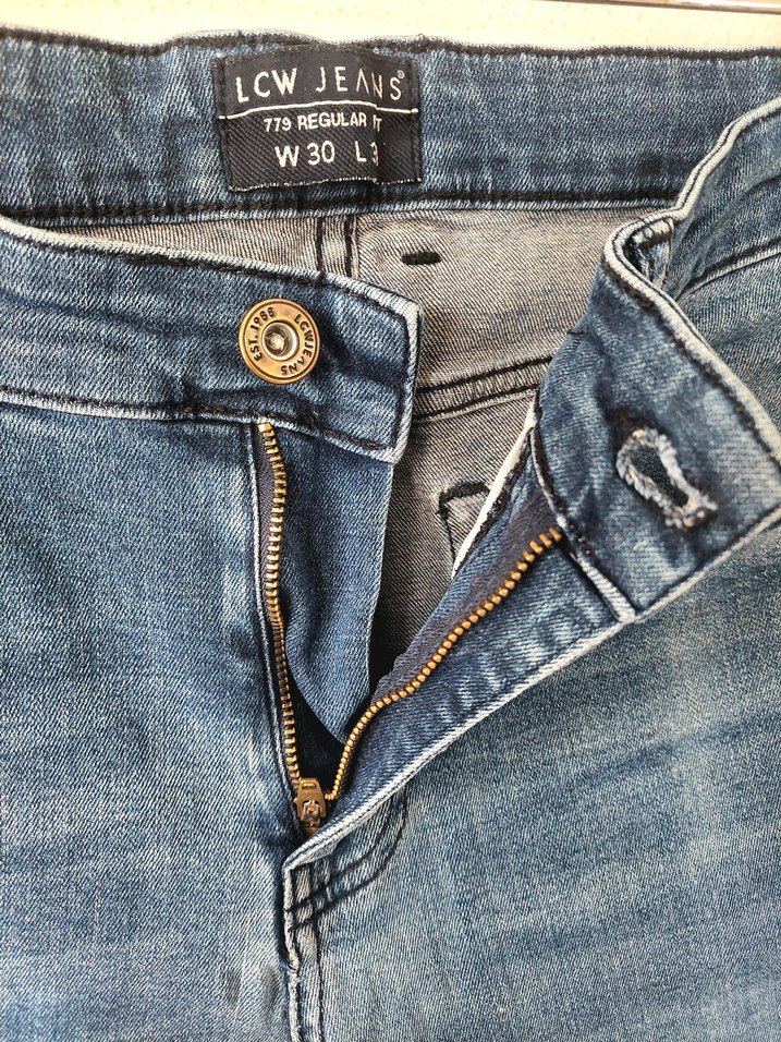 LCW erkek yırtık desen Jean pantolon - Görsel 4