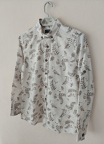 LCW yaprak desen çocuk gömlek - Görsel 4
