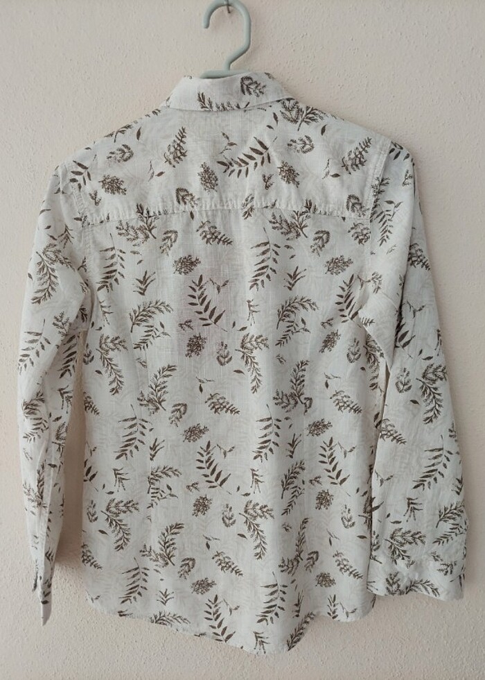 LCW yaprak desen çocuk gömlek - Görsel 2