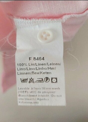 LACOSTE bayan keten gömlek  - Görsel 5