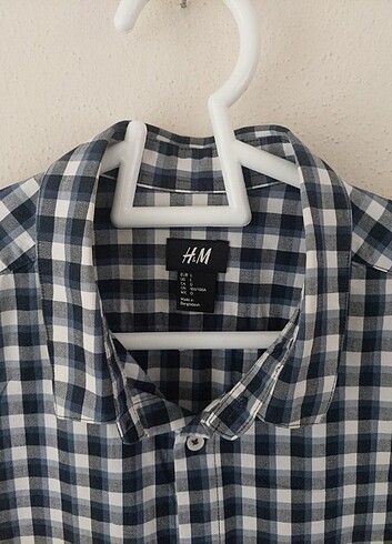 H&M H&M erkek ekose desen yazlık gömlek 