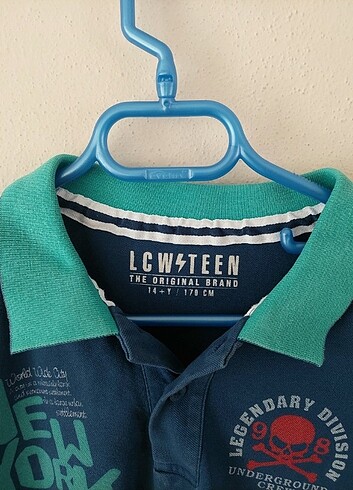 15-16 Yaş Beden mavi Renk LCW Teen genç&çocuk polo yaka tshirt 