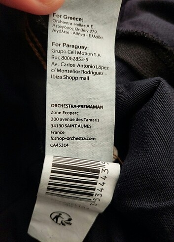 ORCHESTRA panelli hamile Jean pantolo - Görsel 11