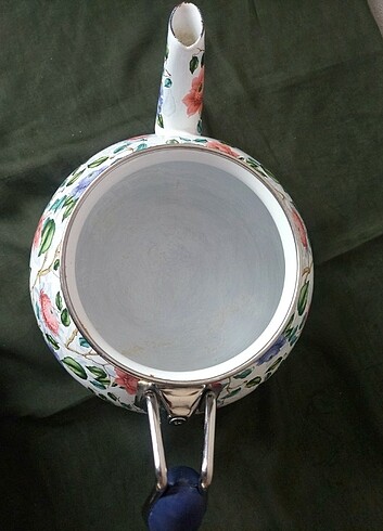 KÜTAHYA porselen demlik emaye çaydanlık seti - Görsel 4