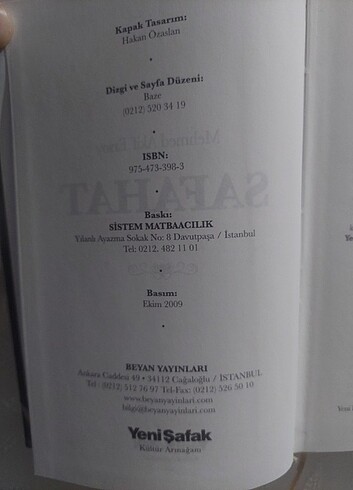 Safahat Ciltli yenişafak beyan yay - Görsel 3